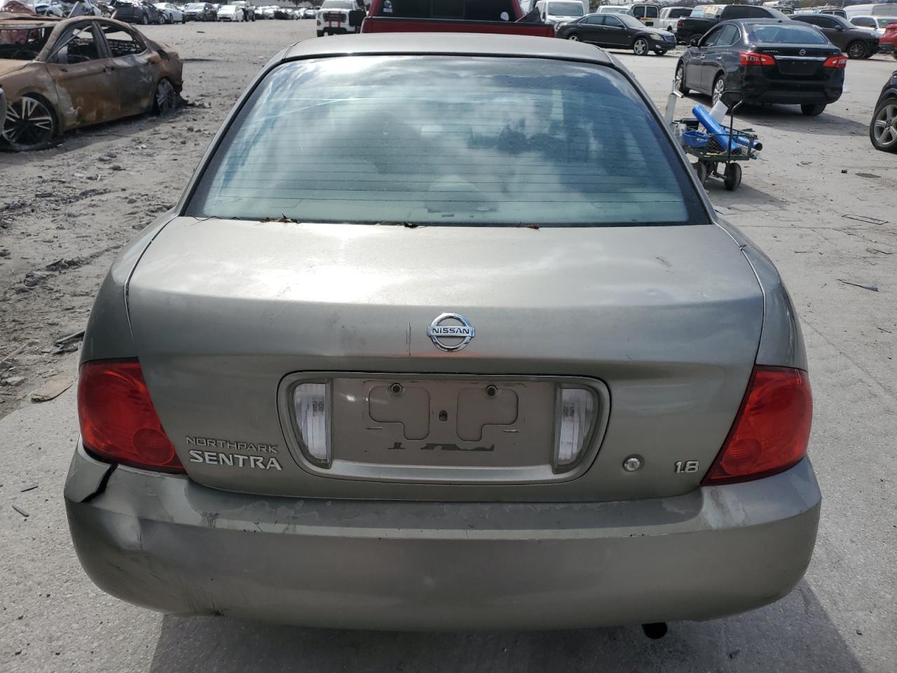 2006 Nissan Sentra VIN 3N1CB51D26L604704 Copart auction photo, front end / rear end damage thumbnail 6