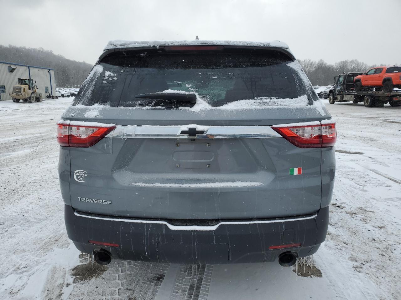 2019 Chevrolet Traverse VIN 1GNERFKW6KJ141708 Copart auction photo, front end / side damage thumbnail 6