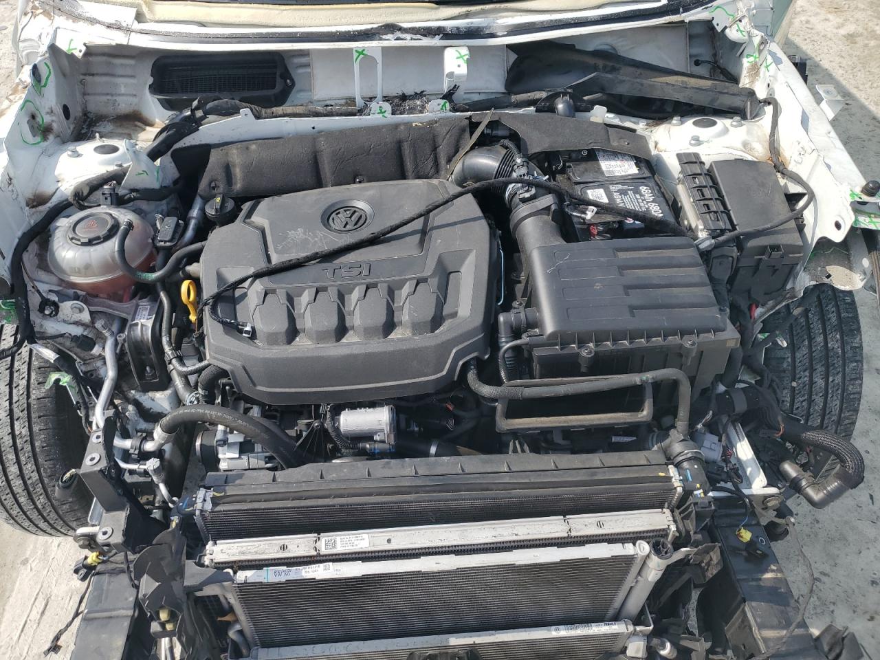 2021 Volkswagen Tiguan VIN 3VV3B7AX0MM125838 Copart auction photo, front end damage thumbnail 12