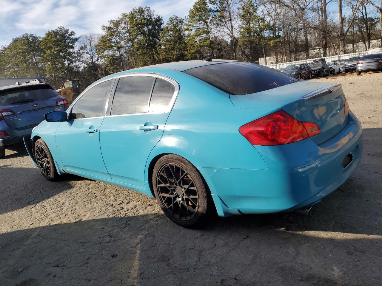 2013 Infiniti G VIN JN1CV6AP9DM713669 Copart auction photo, front end damage thumbnail 2