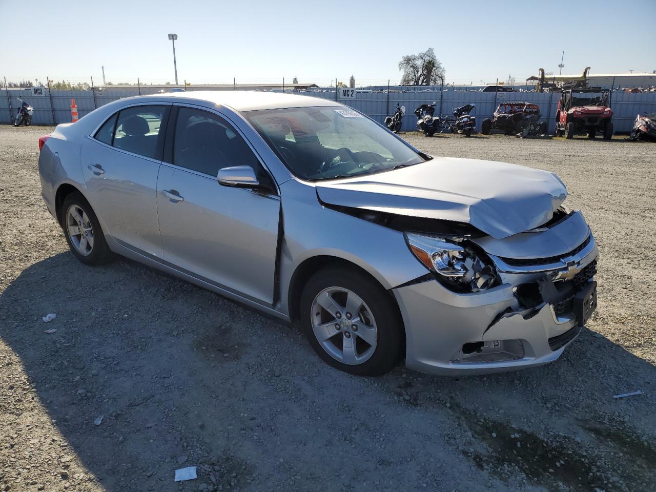 2016 Chevrolet Malibu VIN 1G11C5SA8GU155986 Copart auction photo, front end / side damage thumbnail 4