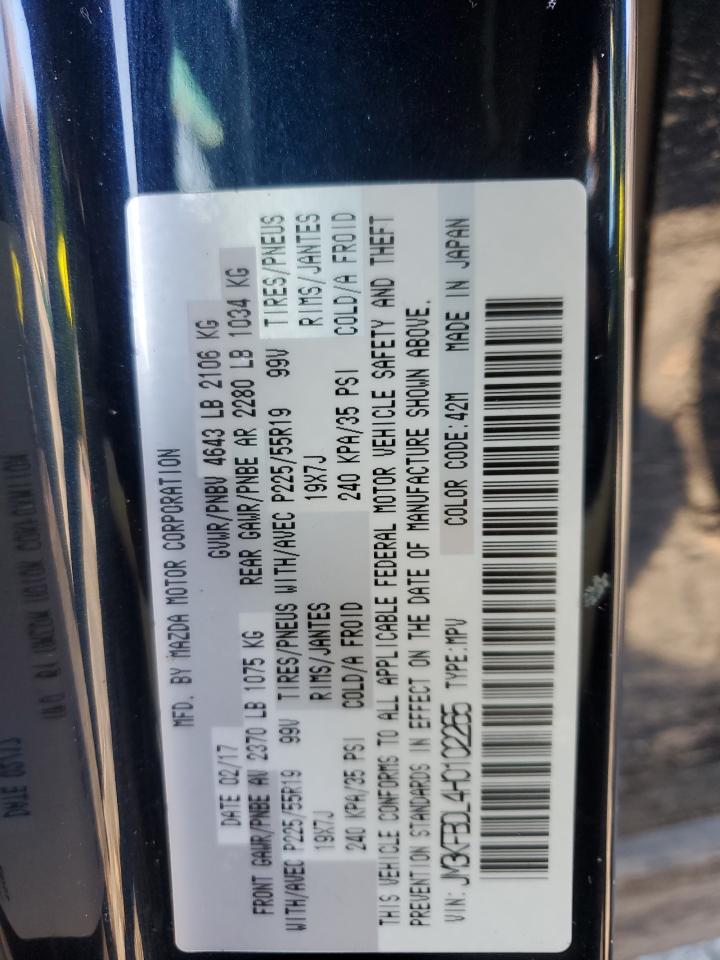 2017 Mazda CX-5 VIN JM3KFBDL4H0102265 Copart auction photo, front end damage thumbnail 15