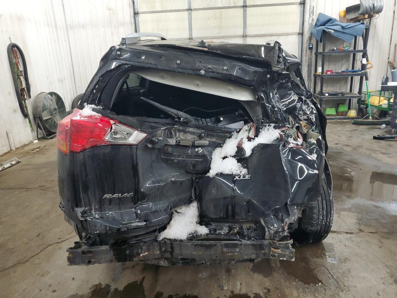 2013 Toyota RAV 4 VIN 2T3WFREV3DW058140 Copart auction photo, rear end / front end damage thumbnail 6