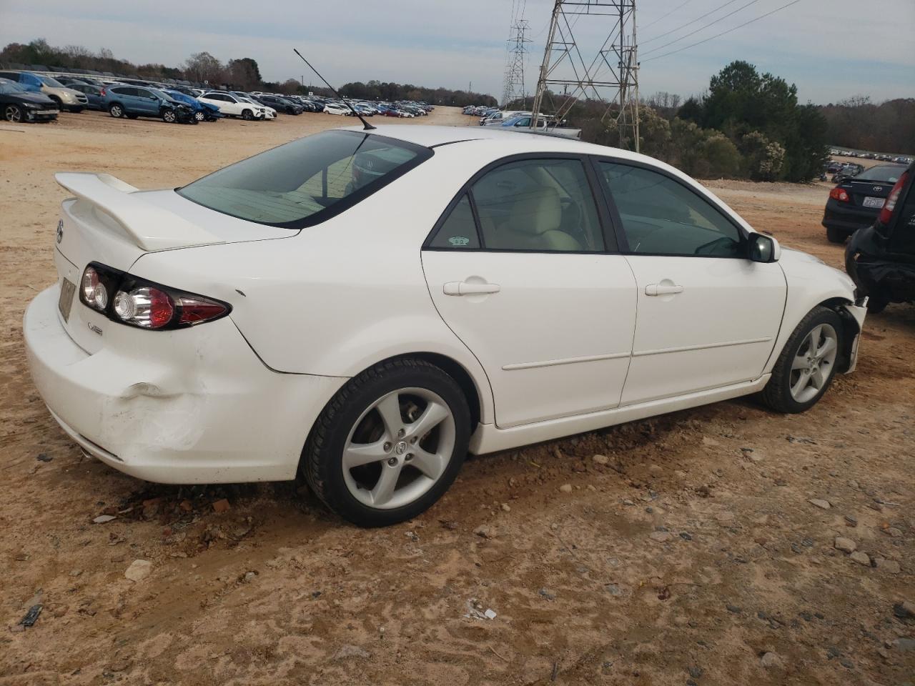 2006 Mazda 6 VIN 1YVHP80D765M30792 Copart auction photo, front end / side damage thumbnail 3