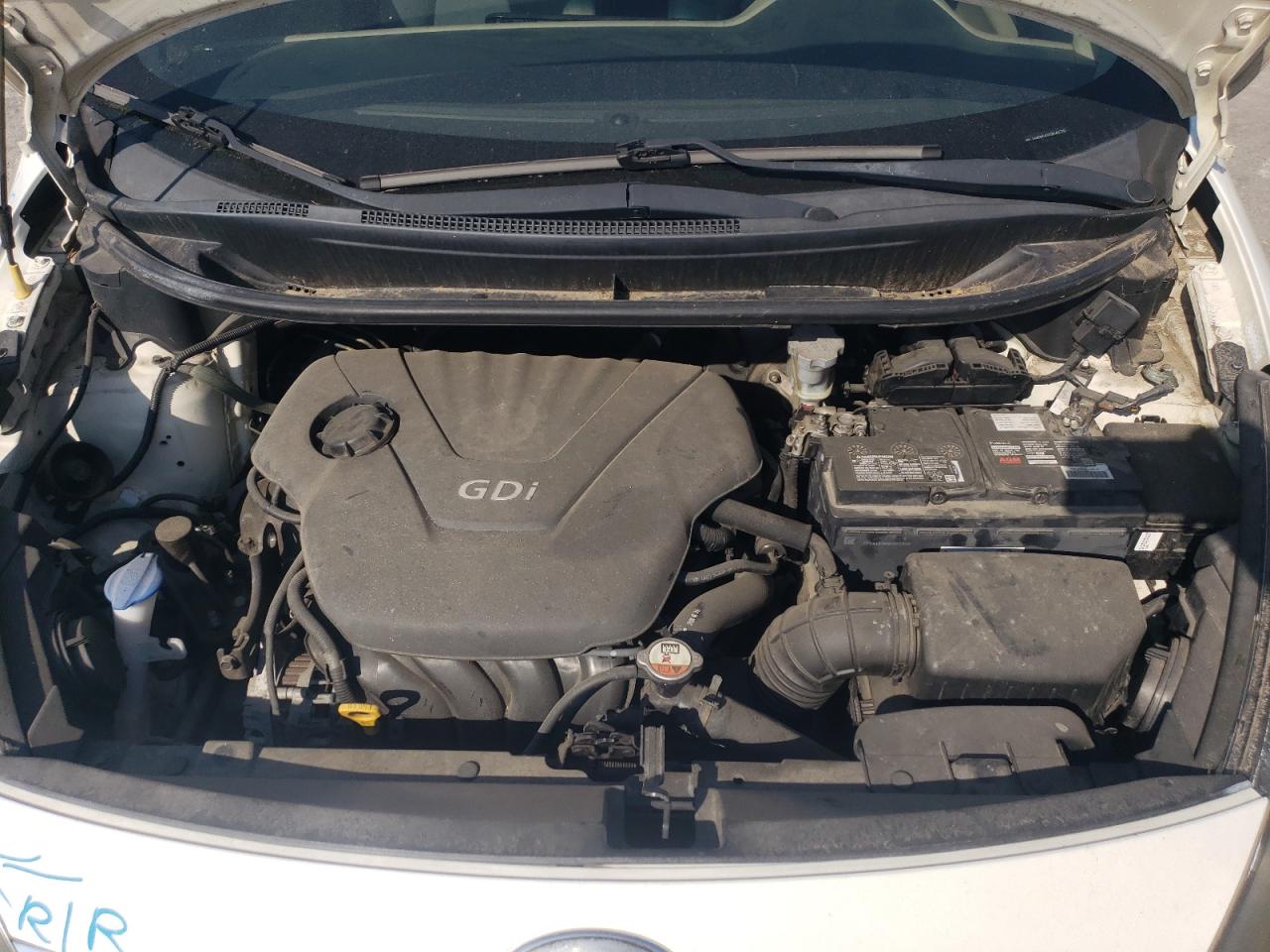 2013 KIA Rio VIN KNADN5A3XD6145779 Copart auction photo, all over damage thumbnail 11