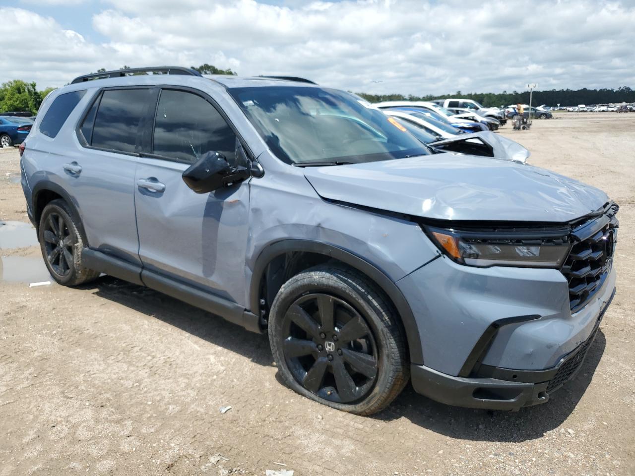 2025 Honda Pilot VIN 5FNYG1H90SB083215 Copart auction photo, all over / side damage thumbnail 4