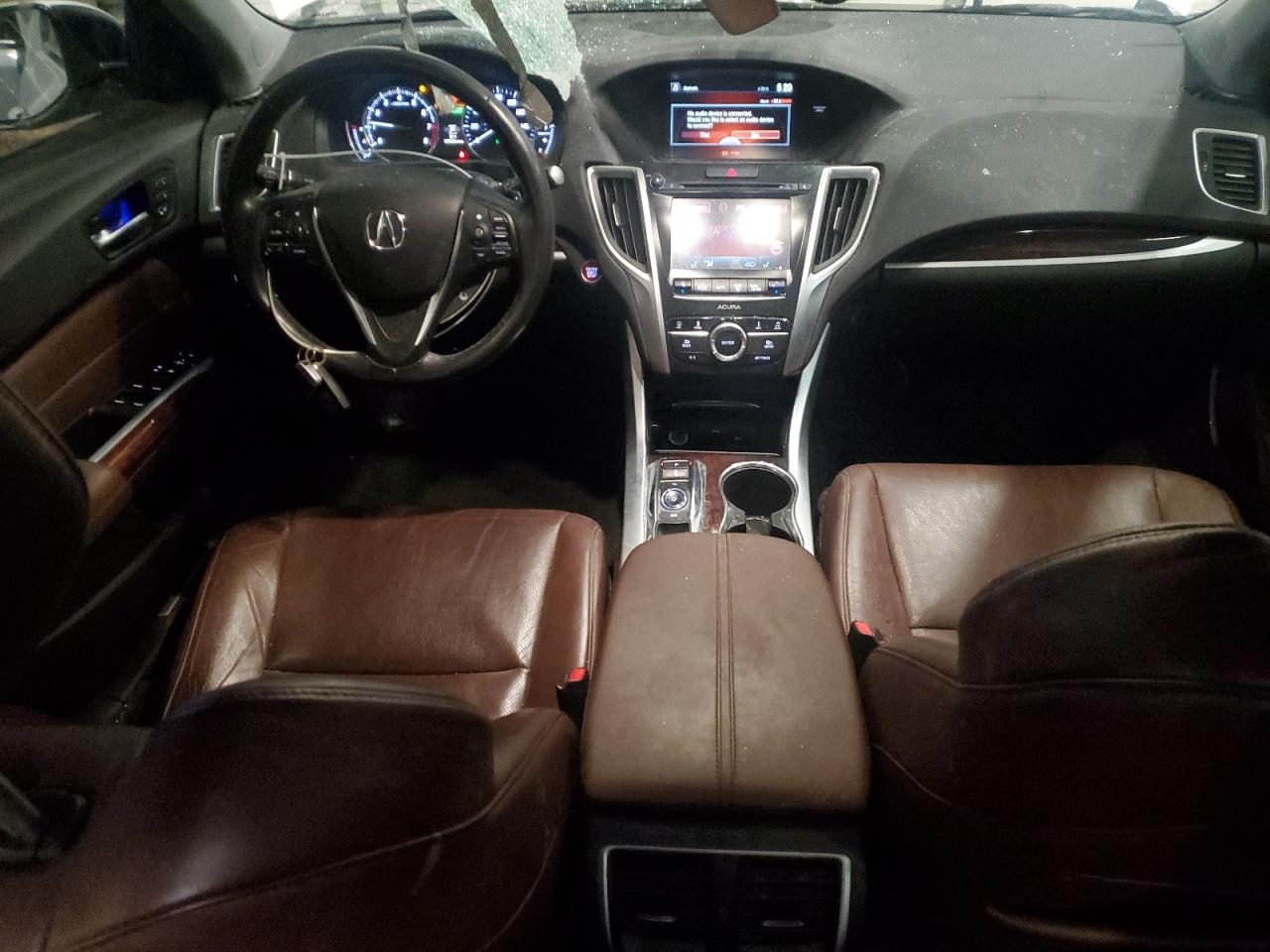 2015 Acura TLX VIN 19UUB3F54FA008445 Copart auction photo, front end / top/roof damage thumbnail 8