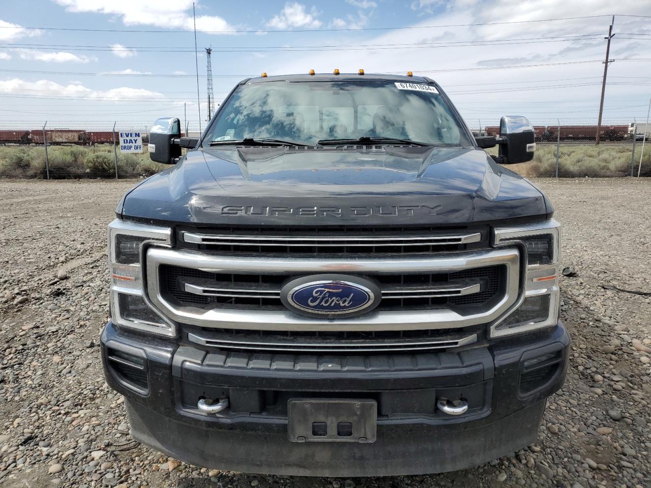 2020 Ford F250 VIN 1FT7W2BT7LEE63339 Copart auction photo, burn - engine damage thumbnail 5