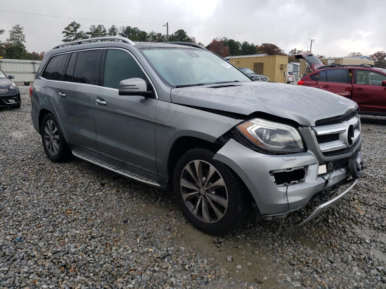 2015 Mercedes-Benz GL-klasse VIN 4JGDF6EE0FA596006 Copart auction photo, front end damage thumbnail 4