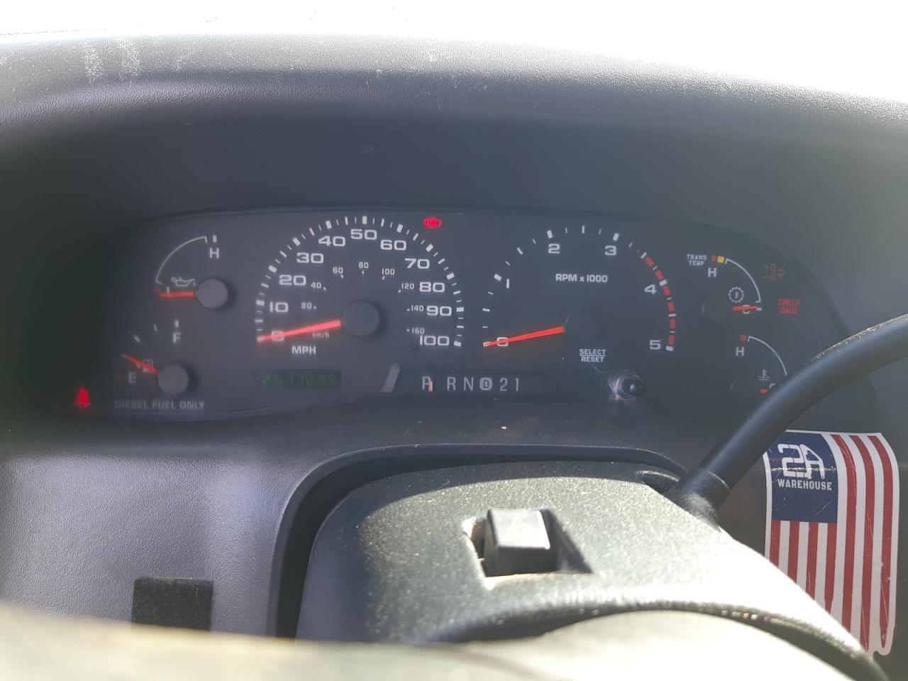 2002 Ford F350 VIN 1FTSW31F22EC72762 Copart auction photo, mechanical / minor dent/scratches damage thumbnail 9