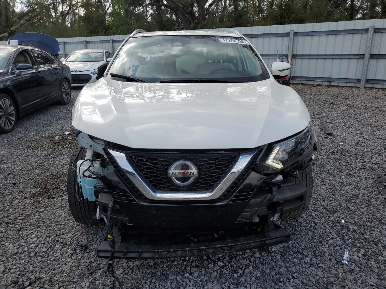 2020 Nissan Rogue VIN JN1BJ1CV6LW542145 Copart auction photo, front end / side damage thumbnail 5