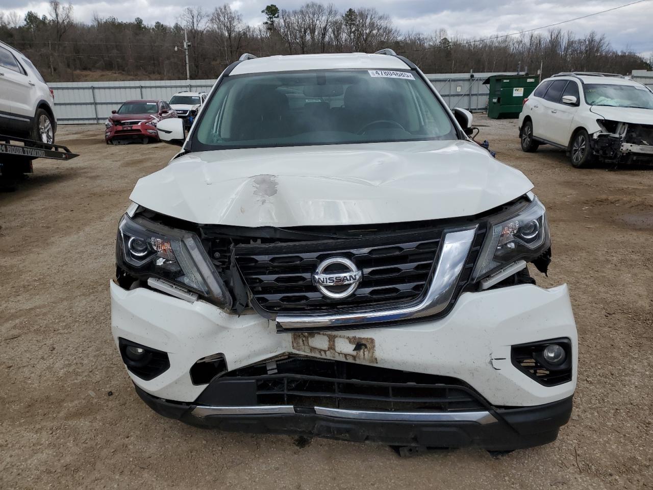 2019 Nissan Pathfinder VIN 5N1DR2MN9KC592438 Copart auction photo, front end damage thumbnail 5