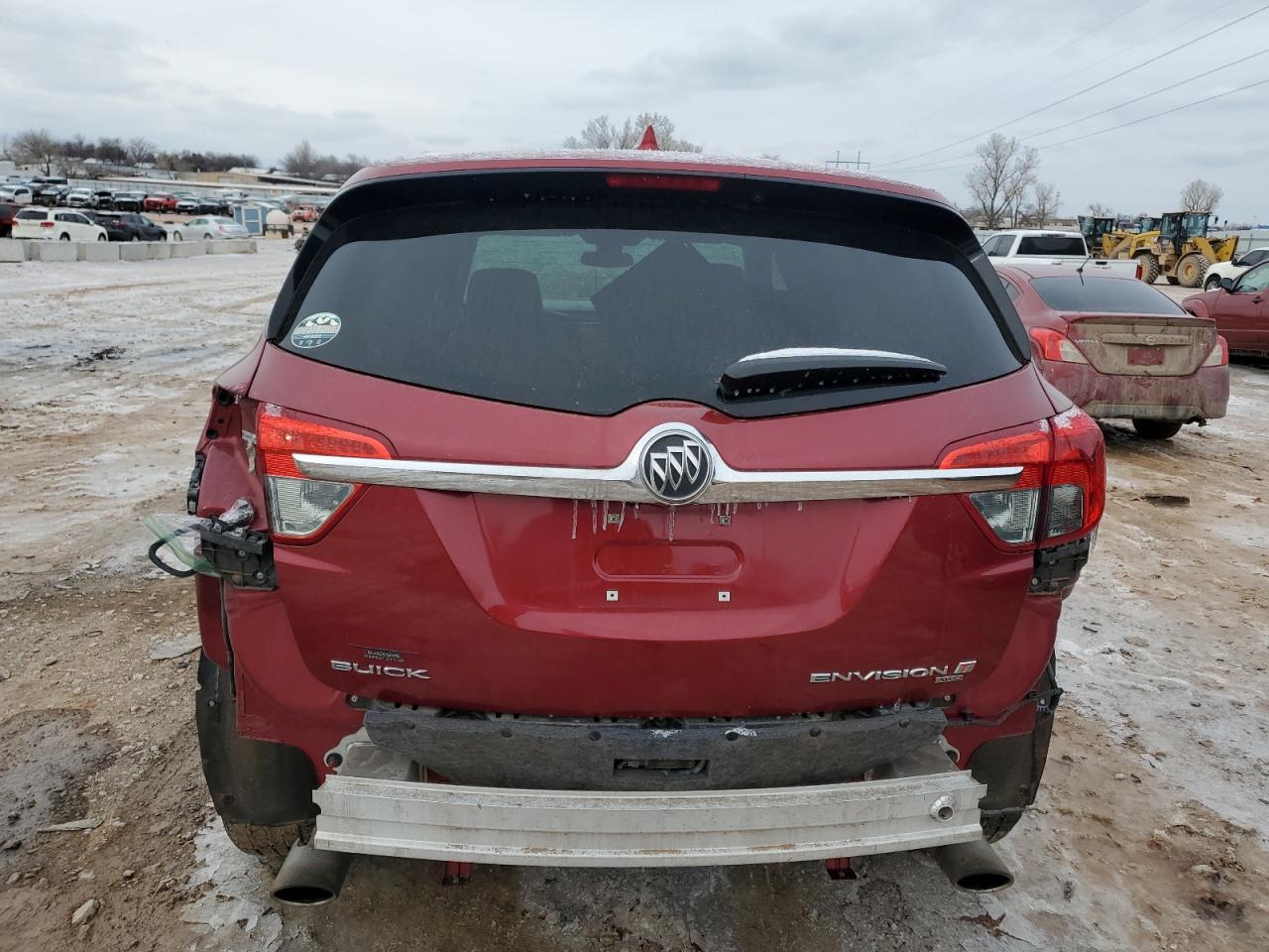2017 Buick Envision VIN LRBFXFSX4HD072244 Copart auction photo, rear end / minor dent/scratches damage thumbnail 6