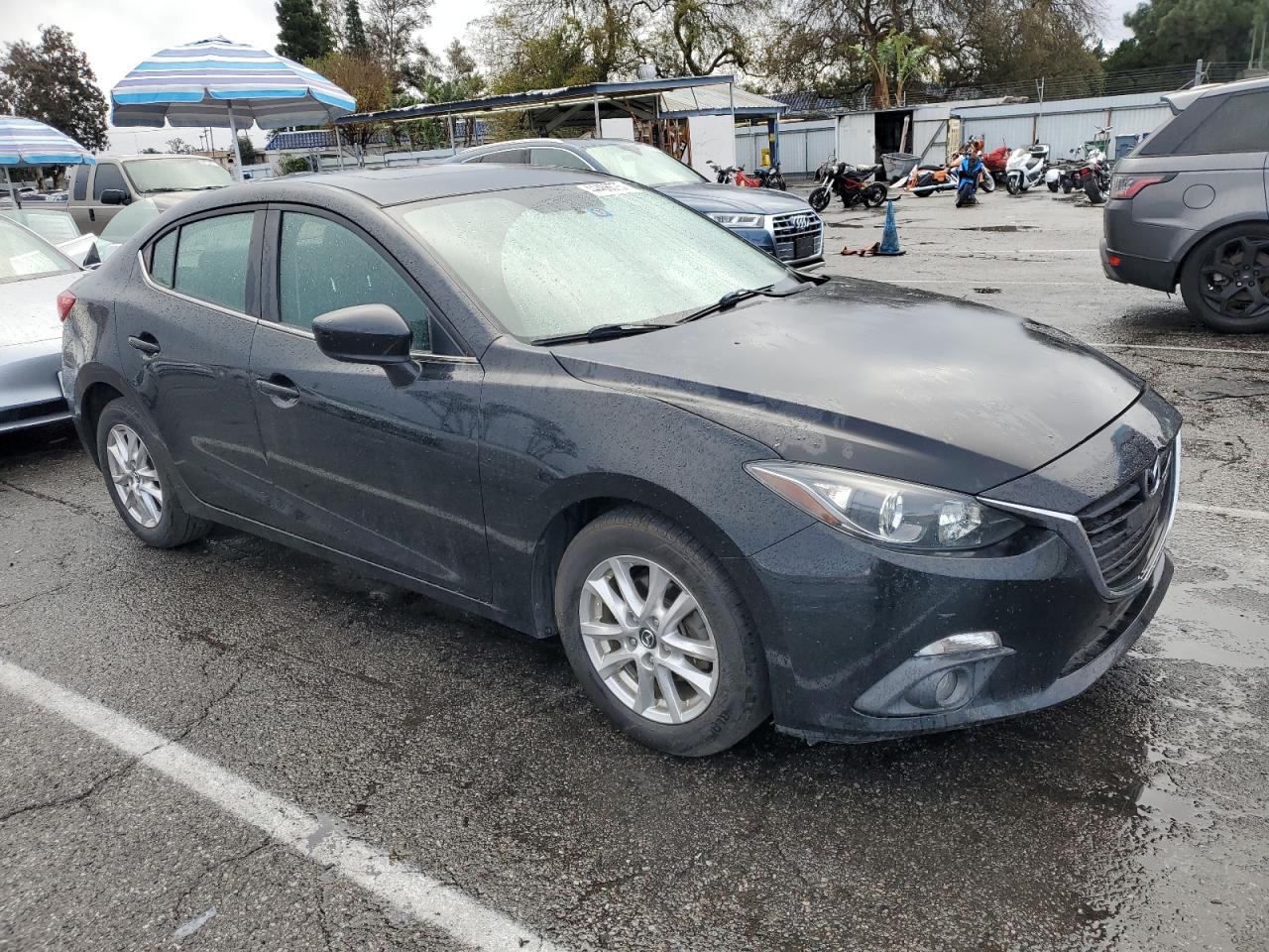 2015 Mazda 3 VIN 3MZBM1V74FM210094 Copart auction photo, front end / side damage thumbnail 4