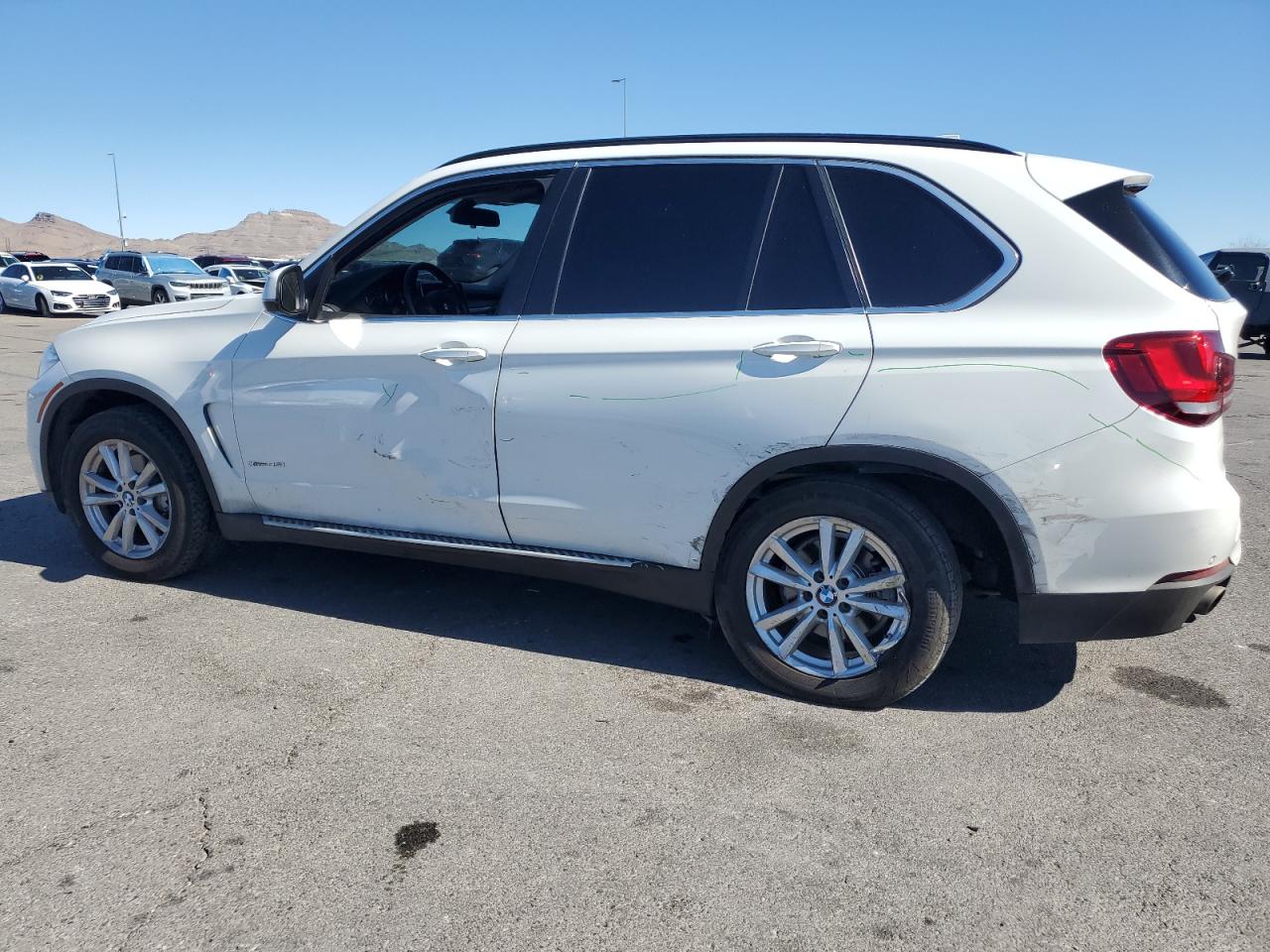 2015 BMW X5 VIN 5UXKR0C50F0K62596 Copart auction photo, side damage thumbnail 2