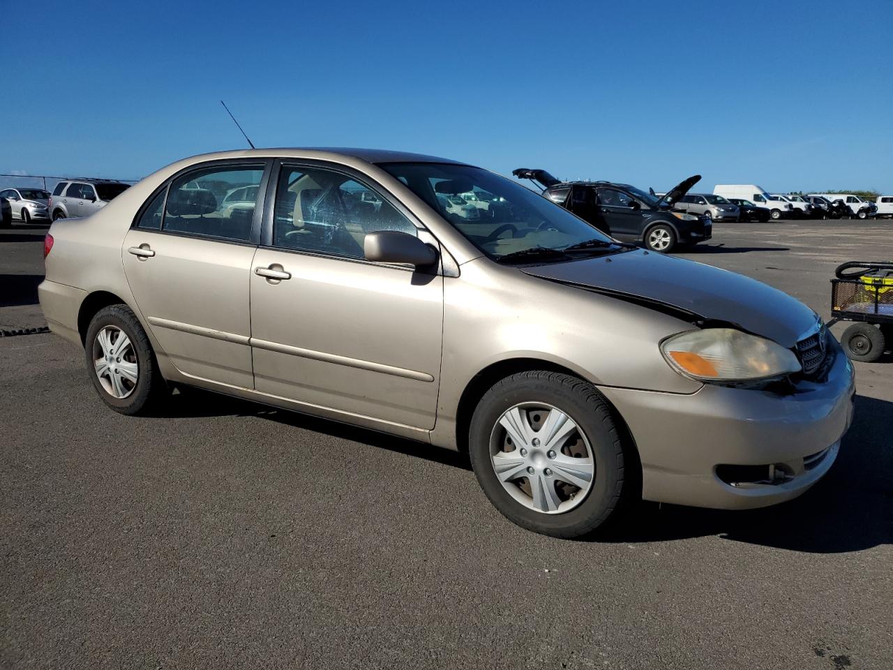 2008 Toyota Corolla VIN 1NXBR32E38Z006321 Copart auction photo, front end damage thumbnail 4