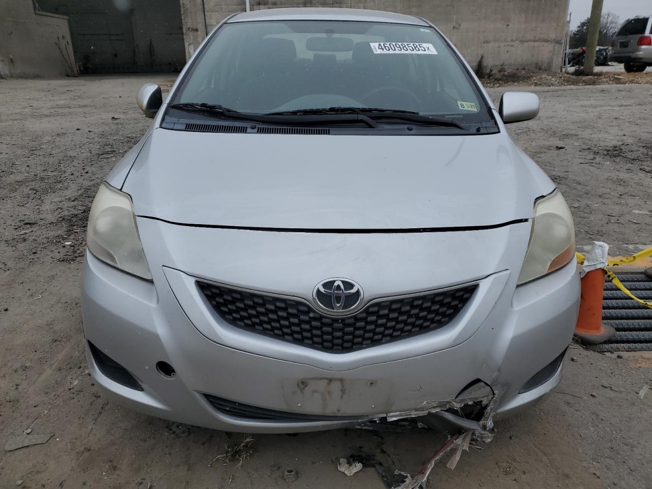 2012 Toyota Yaris VIN JTDBT4K35CL037319 Copart auction photo, front end / side damage thumbnail 5