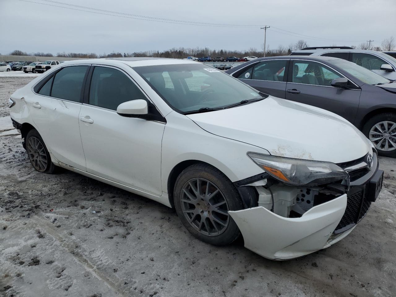 2015 Toyota Camry VIN 4T1BF1FK0FU071377 Copart auction photo, rear end / front end damage thumbnail 4