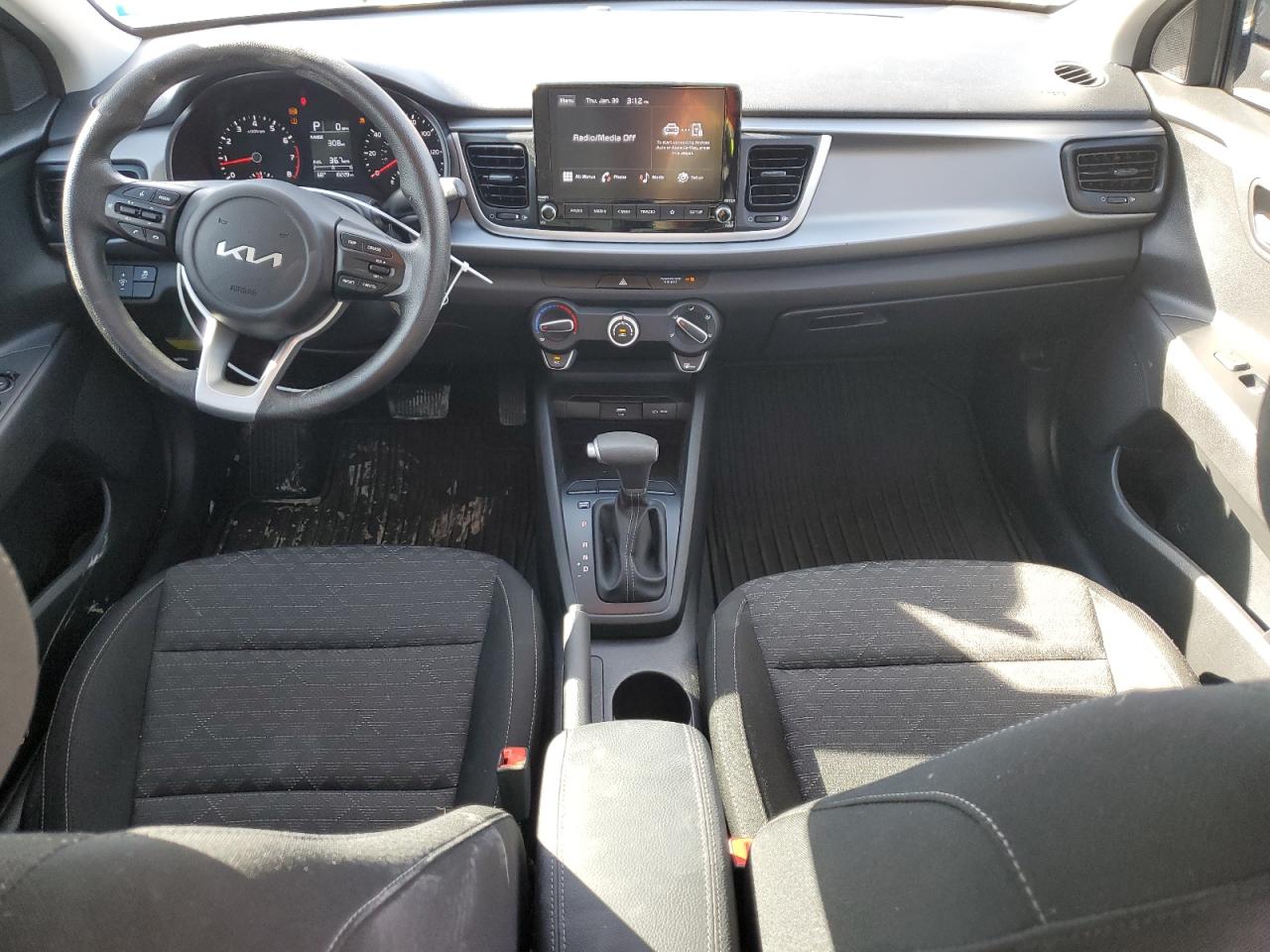 2023 KIA Rio VIN 3KPA24AD4PE564906 Copart auction photo, rear end / front end damage thumbnail 8