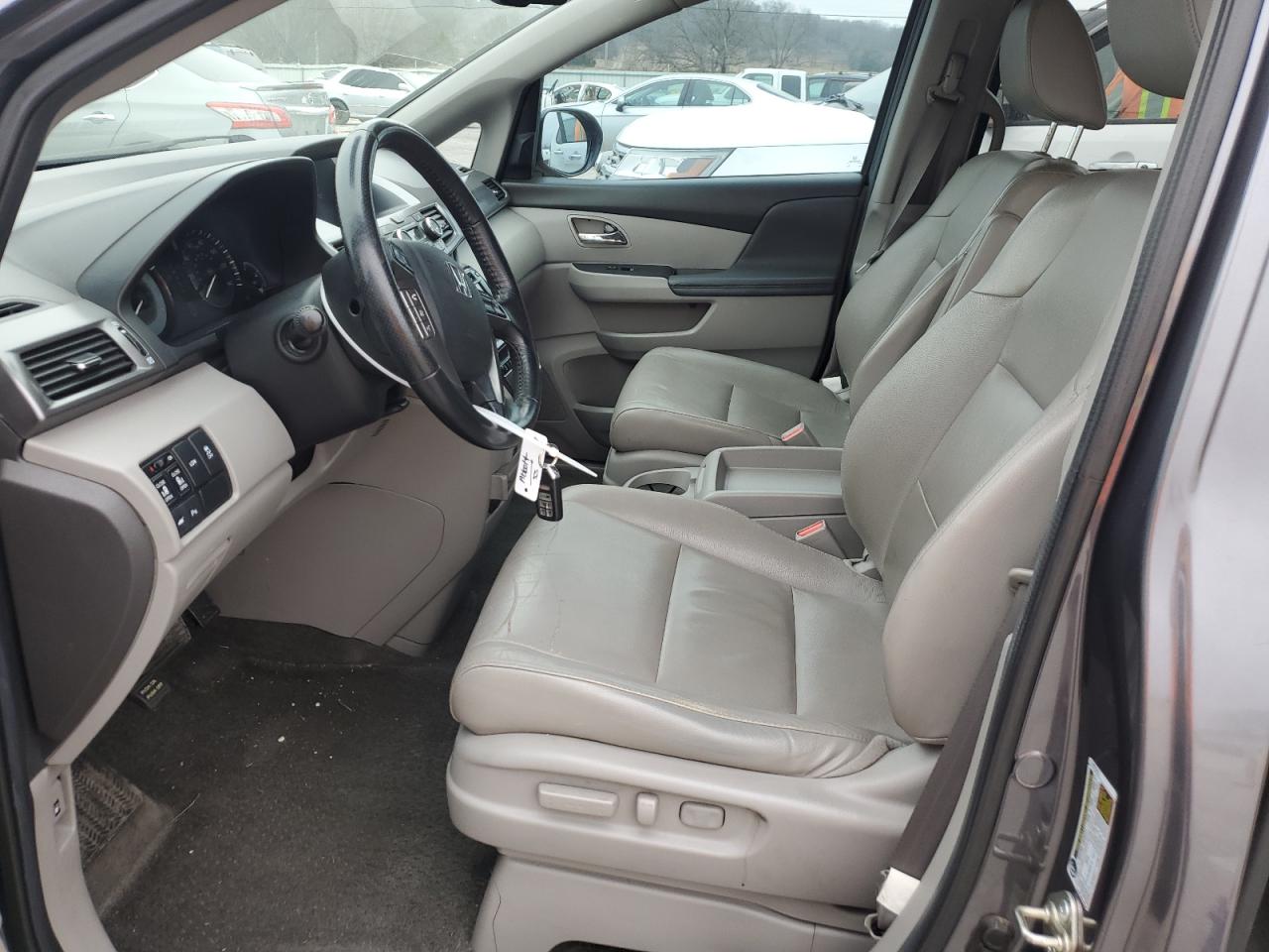 2014 Honda Odyssey VIN 5FNRL5H95EB073758 Copart auction photo, rear end damage thumbnail 7