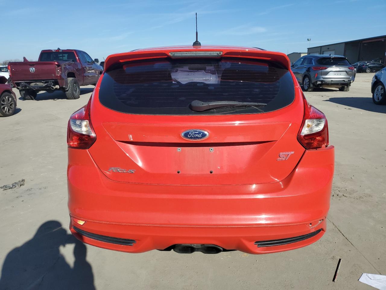 2014 Ford Focus VIN 1FADP3L94EL398334 Copart auction photo, front end / rear end damage thumbnail 6