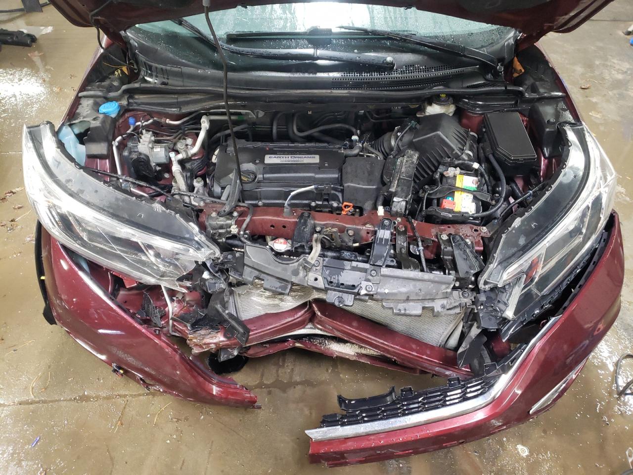 2015 Honda CR-V VIN 2HKRM4H76FH626359 Copart auction photo, front end damage thumbnail 11