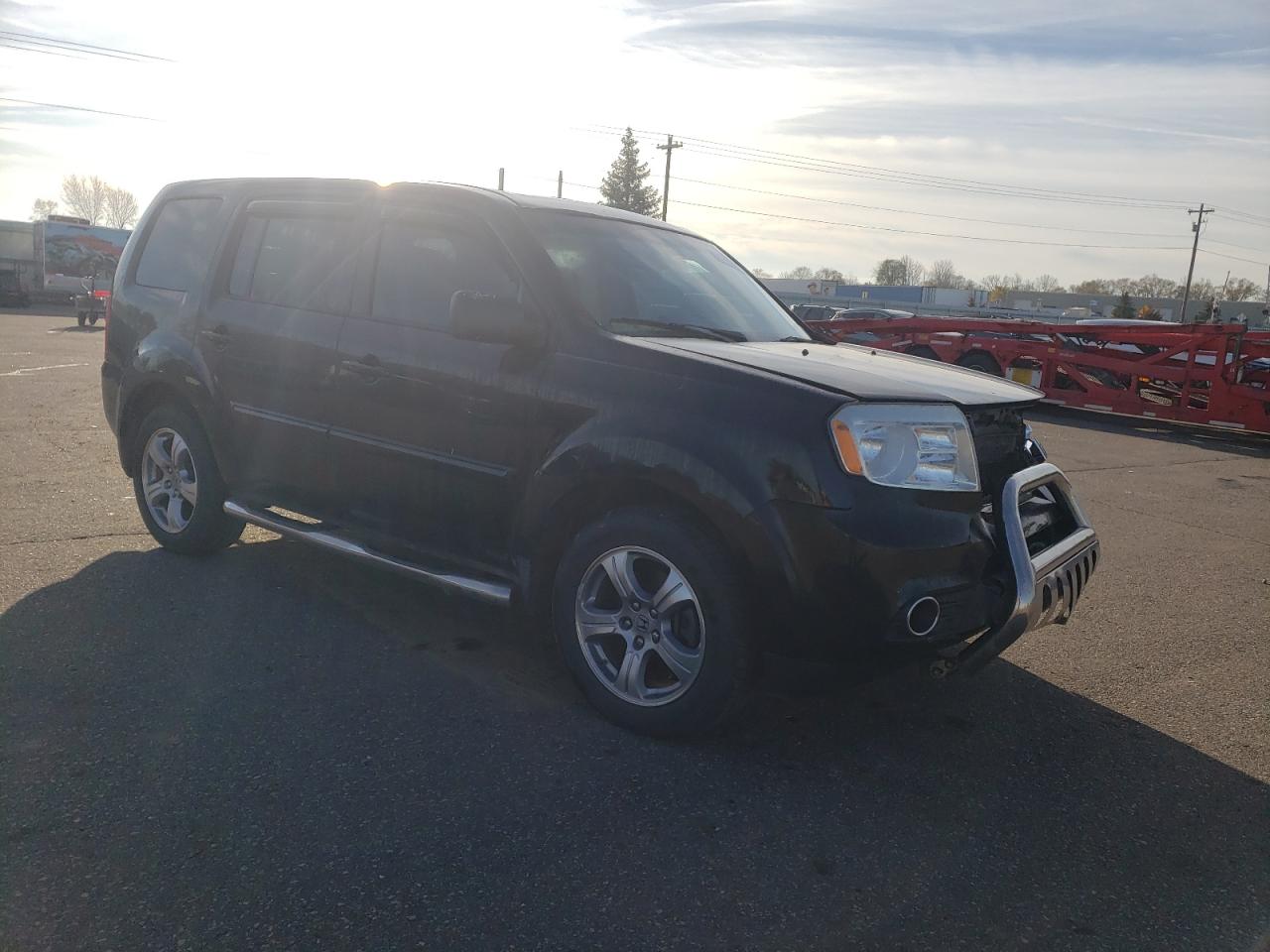 2012 Honda Pilot VIN 5FNYF4H57CB042180 Copart auction photo, front end damage thumbnail 4