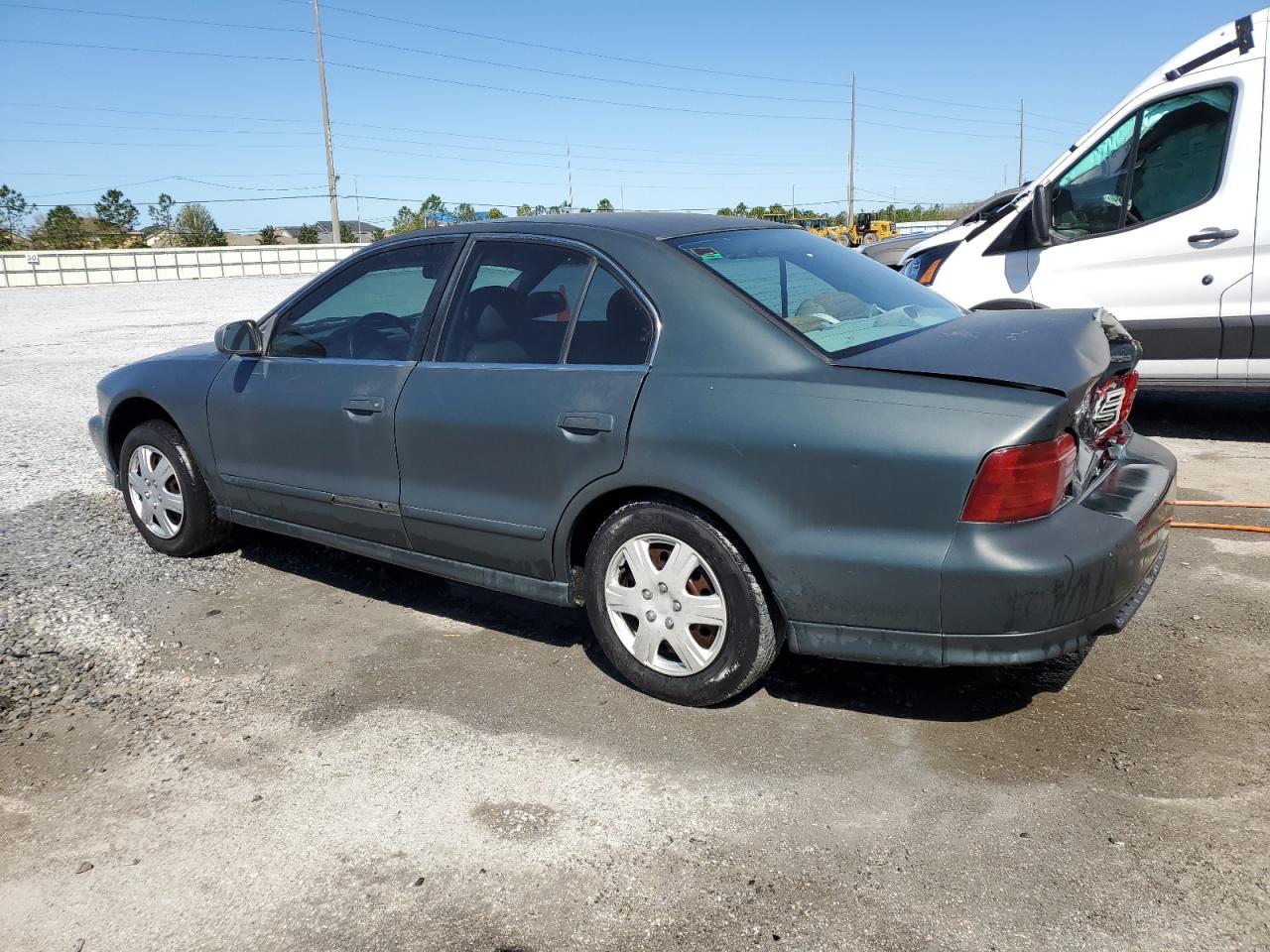 2000 Mitsubishi Galant VIN 4A3AA46G2YE156162 Copart auction photo, rear end damage thumbnail 2