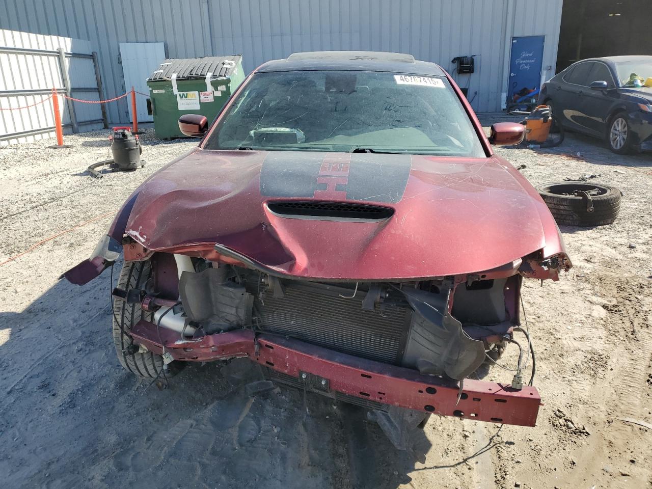 2017 Dodge Charger VIN 2C3CDXCT3HH535349 Copart auction photo, front end / rear end damage thumbnail 5