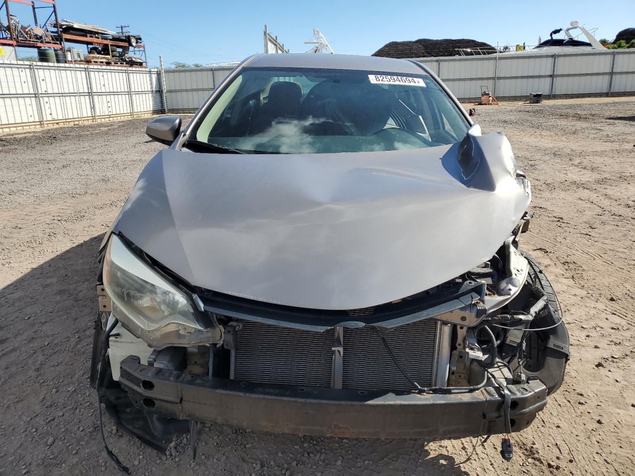 2014 Toyota Corolla VIN 5YFBPRHE3EP051949 Copart auction photo, front end / side damage thumbnail 5