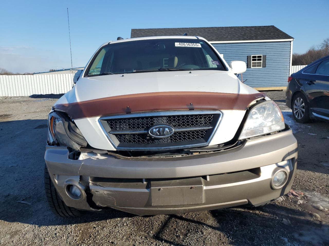 2006 KIA Sorento VIN KNDJD733065602383 Copart auction photo, front end damage thumbnail 5