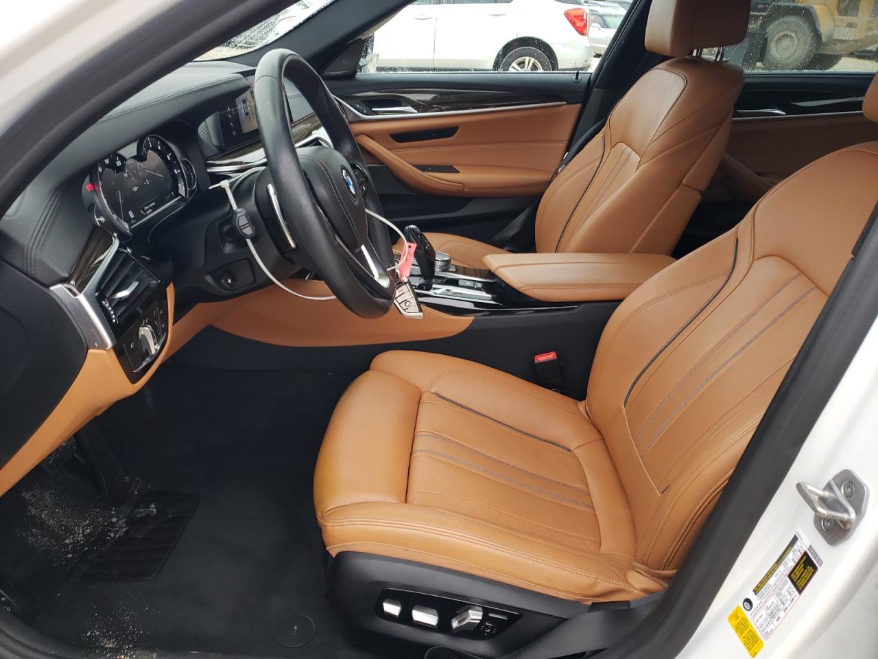 2017 BMW 5er VIN WBAJE5C34HG478138 Copart auction photo, side / rear end damage thumbnail 7