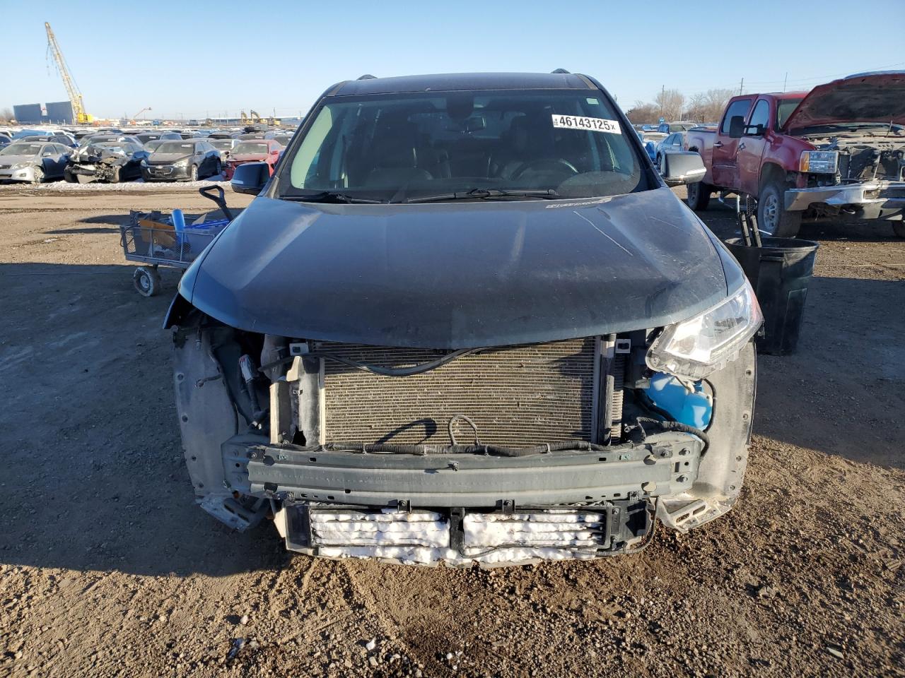 2018 Chevrolet Traverse VIN 1GNEVHKW7JJ282437 Copart auction photo, front end damage thumbnail 5
