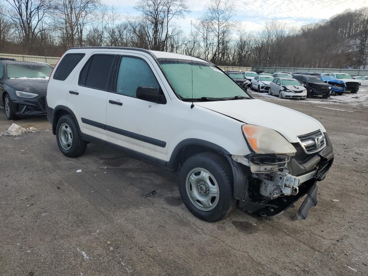 2004 Honda CR-V VIN JHLRD78424C036243 Copart auction photo, front end damage thumbnail 4