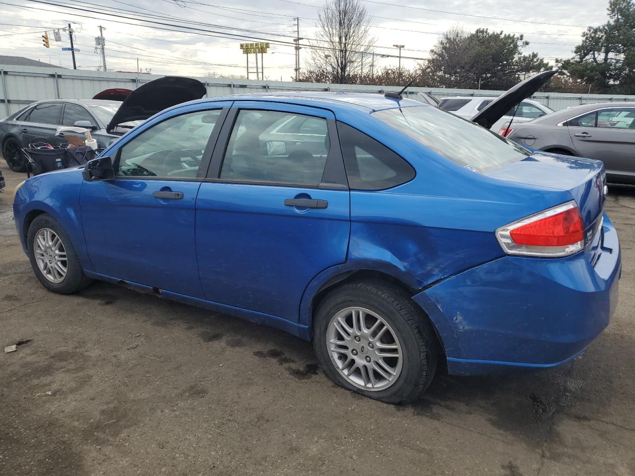 2010 Ford Focus VIN 1FAHP3FN7AW252951 Copart auction photo, rear end / side damage thumbnail 2