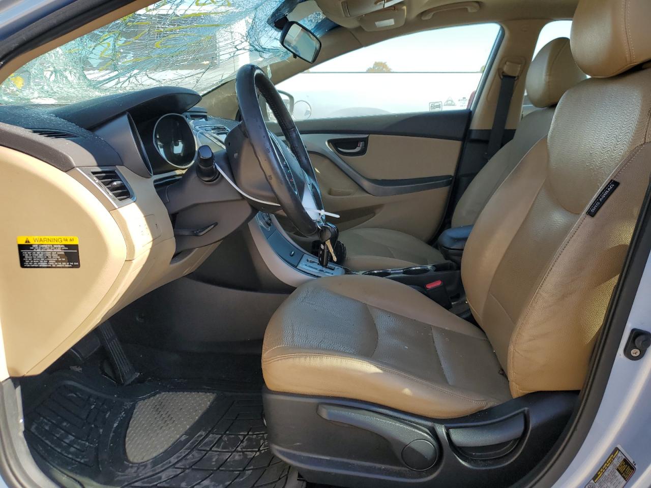 2012 Hyundai Elantra VIN KMHDH4AE4CU458211 Copart auction photo, all over damage thumbnail 7