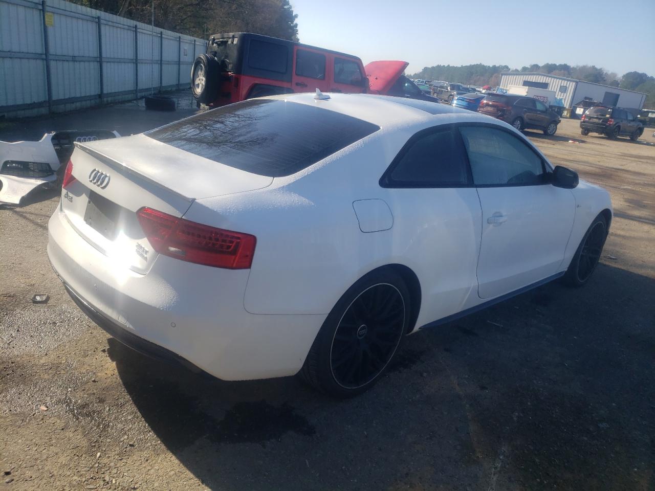 2017 Audi A5 VIN WAUD2AFR8HA000967 Copart auction photo, front end damage thumbnail 3