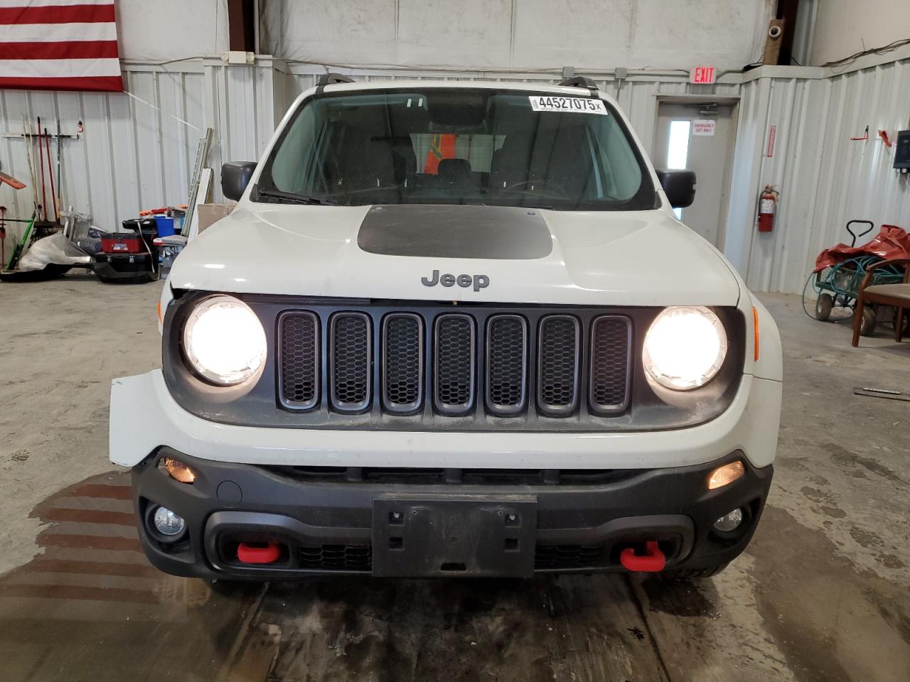 2017 Jeep Renegade VIN ZACCJBCBXHPE62560 Copart auction photo, front end damage thumbnail 5