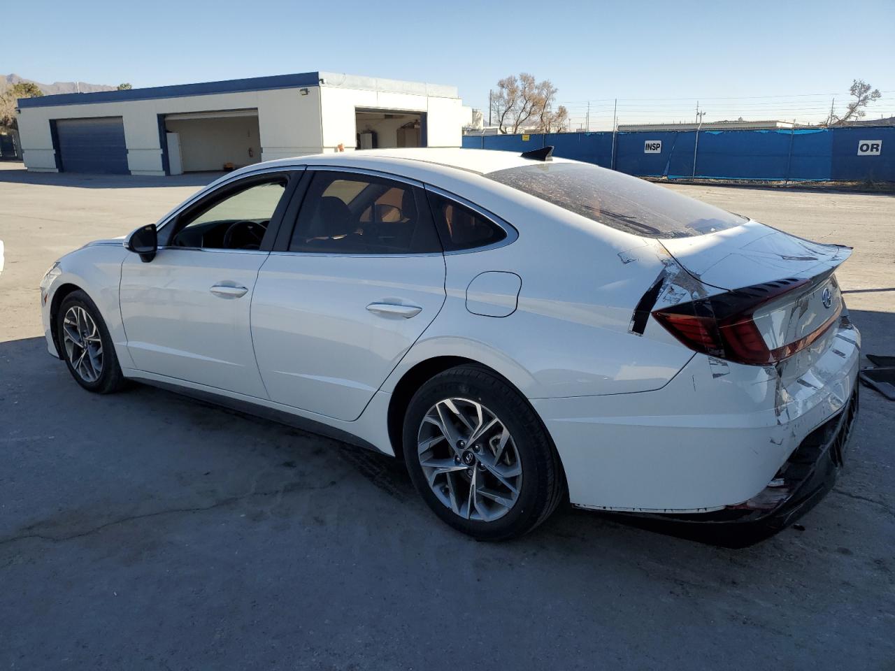 2020 Hyundai Sonata VIN 5NPEF4JAXLH058448 Copart auction photo, rear end damage thumbnail 2