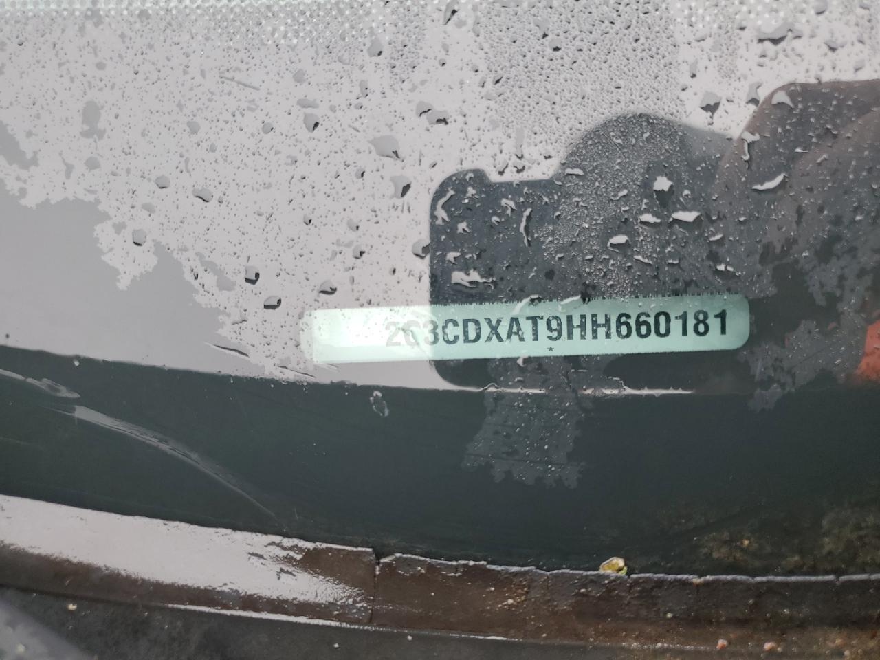 2017 Dodge Charger VIN 2C3CDXAT9HH660181 Copart auction photo, front end damage thumbnail 13