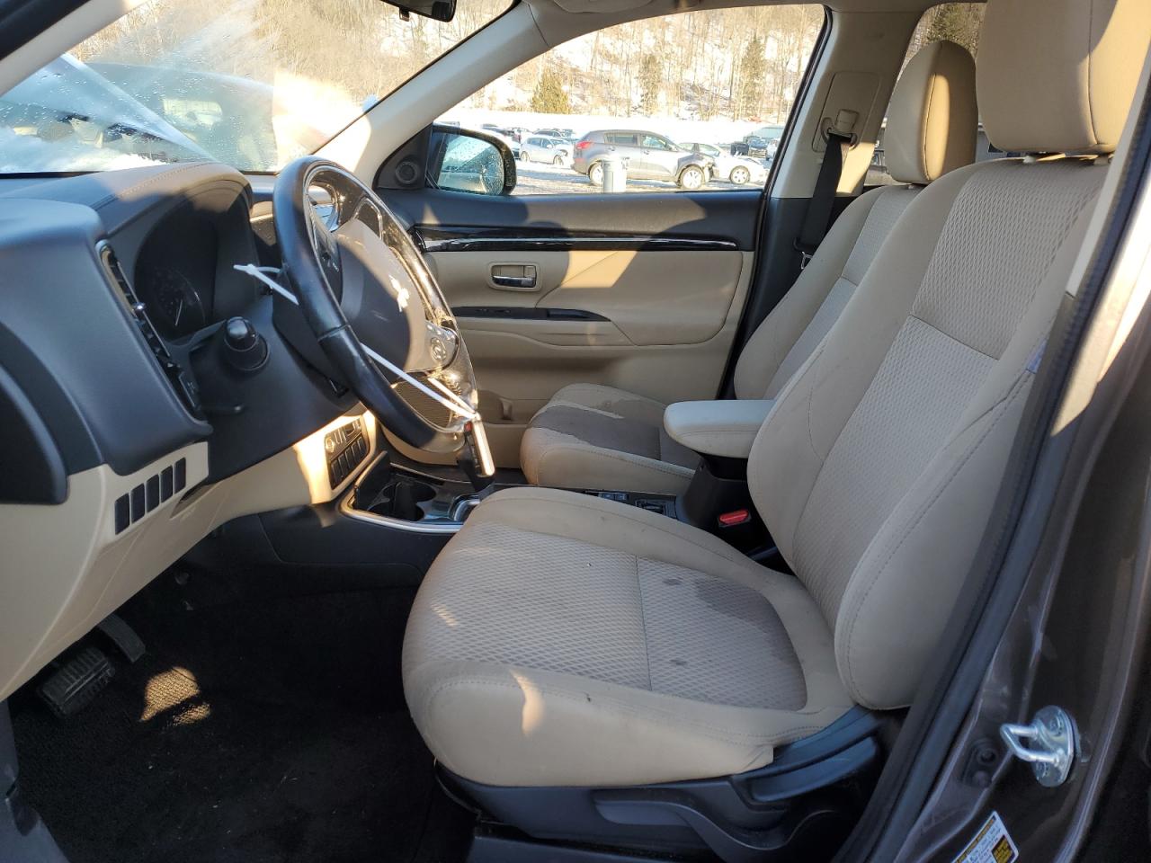 2017 Mitsubishi Outlander VIN JA4AZ3A31HZ010056 Copart auction photo, front end / side damage thumbnail 7