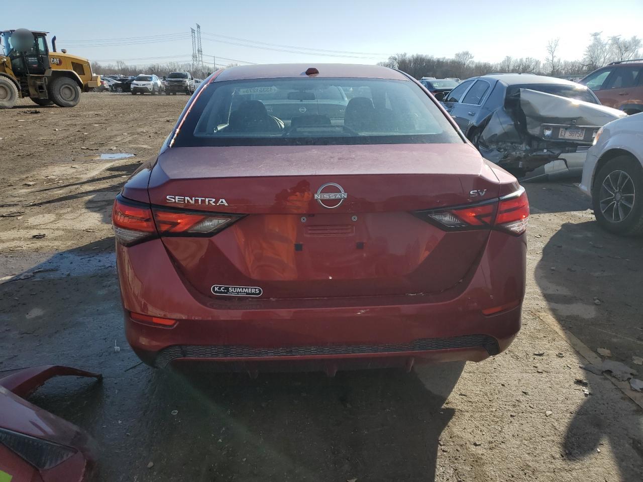 2024 Nissan Sentra VIN 3N1AB8CV6RY267377 Copart auction photo, front end damage thumbnail 6