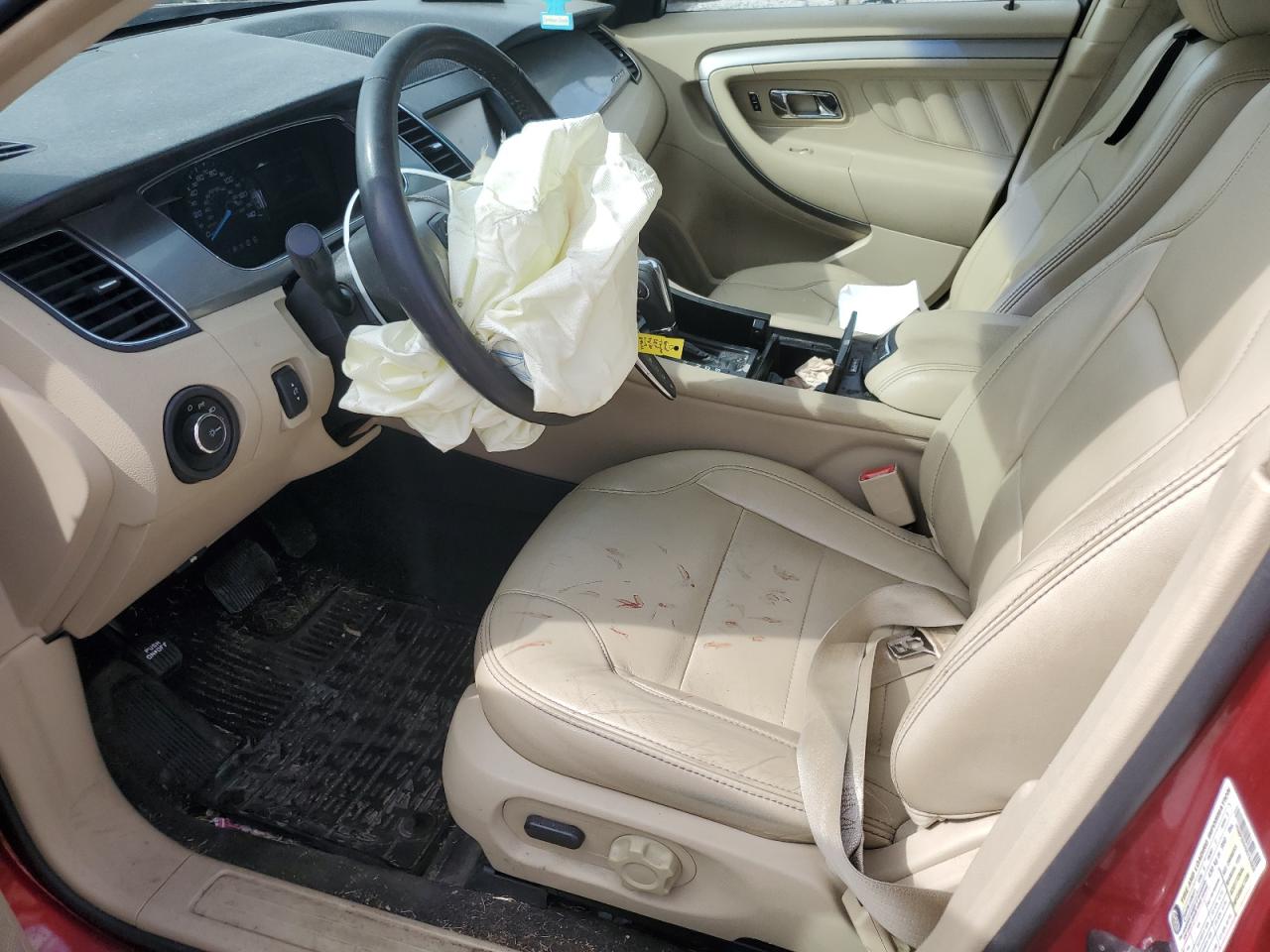 2013 Ford Taurus VIN 1FAHP2E94DG153968 Copart auction photo, front end damage thumbnail 7