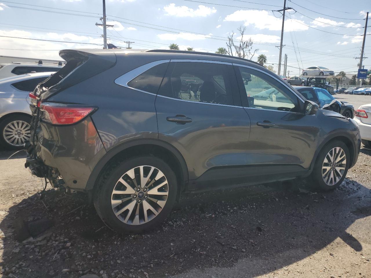2020 Ford Escape VIN 1FMCU0DZ4LUA47762 Copart auction photo, rear end damage thumbnail 3