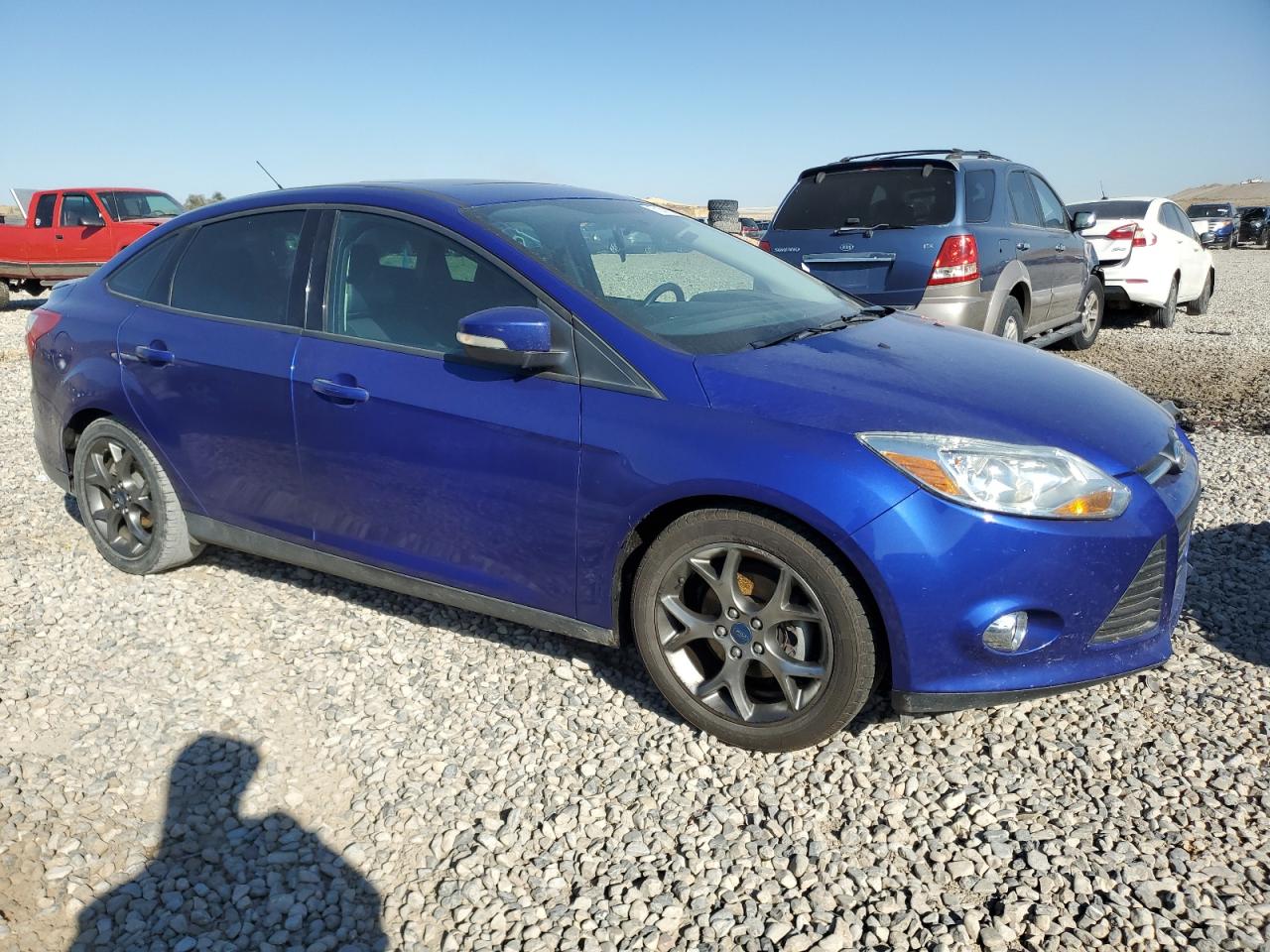 2013 Ford Focus VIN 1FADP3F2XDL116274 Copart auction photo, minor dent/scratches damage thumbnail 4