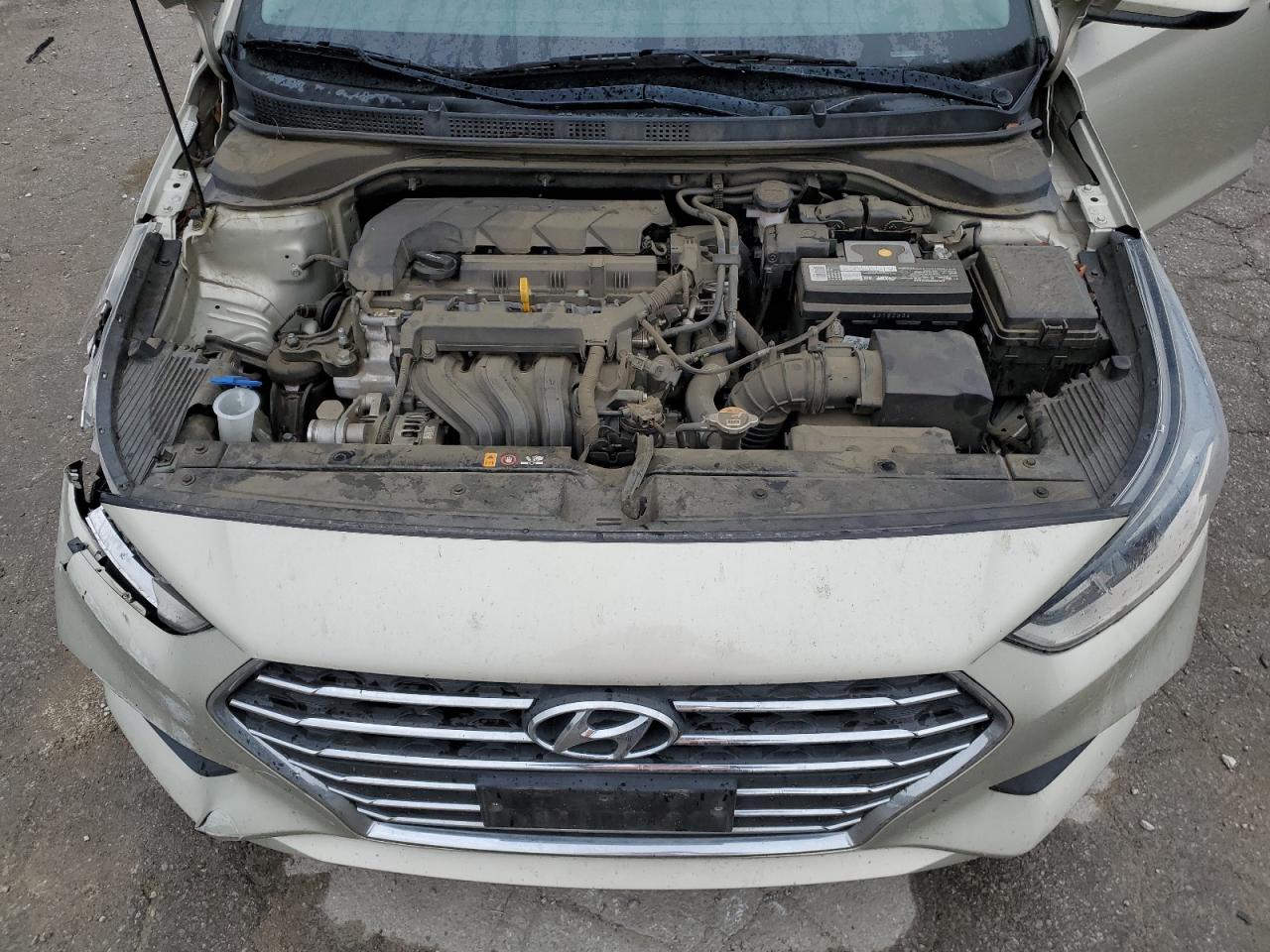 2020 Hyundai Accent VIN 3KPC24A6XLE108378 Copart auction photo, all over damage thumbnail 13