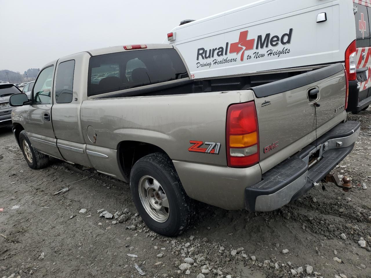 1999 GMC Sierra VIN 2GTEK19T9X1517119 Copart auction photo, mechanical / side damage thumbnail 2