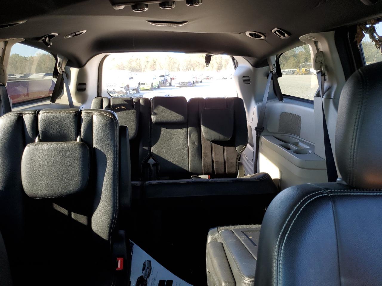 2018 Dodge Caravan VIN 2C4RDGCGXJR264797 Copart auction photo, top/roof damage thumbnail 8