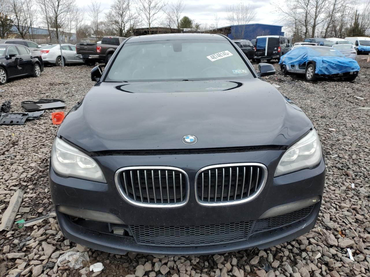 2015 BMW 7er VIN WBAYB6C56FD965841 Copart auction photo, rear end damage thumbnail 5