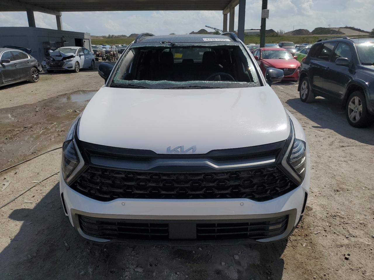 2023 KIA Sportage VIN 5XYK7CAF5PG014411 Copart auction photo, front end / all over damage thumbnail 5